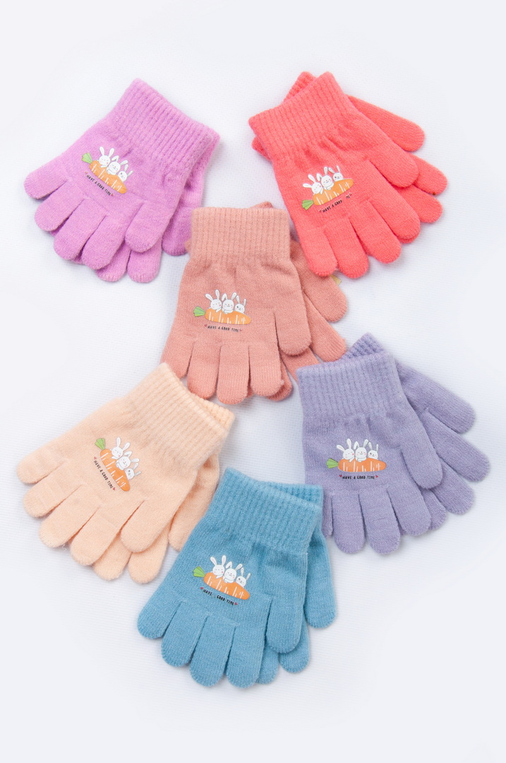 Рукавиці на дівчинку 